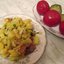 Картошка жареная на сале с чесноком