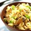 Рис с лесными грибами и зеленым луком