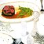 Баранина с овощами и мятно-перечным соусом