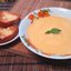 Суп-пюре из цветной капусты с чесночно-сырными гренками