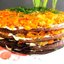 Печеночный торт с морковью