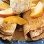 Блины с персиками