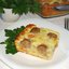 Пирог с рисом, овощами и фрикадельками