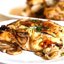 Курица, фаршированная грибами