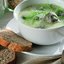 Острый лимонно-яичный суп с мясными фрикадельками