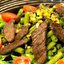 Cалат с маринованной говядиной