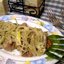 Сельдь маринованная с луком и укропом
