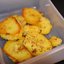 Поджаренный картофель с чесноком