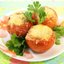 Помидоры с мясом под майонезом