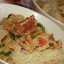Карри с индейкой на ассорти из лапши