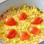 Cлоеный салат с корейской морковью