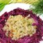 Рожки с карамелизированным луком