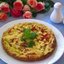 Кабачковая пицца с беконом