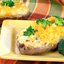 Сладкий картофель, фаршированный брокколи и фетой