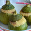 Круглые цукини, фаршированные тунцом
