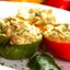 Перец, фаршированный куриным филе и овощами