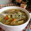 Куриный суп с баклажанами и лапшой "Зеленый чай"