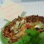 Кабачковые оладьи с начинкой из сыра и помидоров