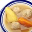 Суп с куриными фрикадельками и вермишелью