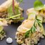 Салат из киноа с кальмарами и апельсиновым маслом