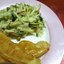 Куриные палочки с салатом
