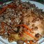 Куриные бедра запечённые с гречневой кашей