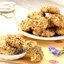 Кукурузно-ореховое печенье с изюмом