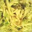 Легкий зеленый салат с яблоком и огурцом