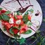 Салат с арбузом и сыром Рикотта