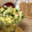 Картофельный салат с яйцом и зеленью