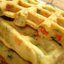 Сырные вафли с перцем и зеленью
