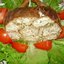 Курица, фаршированная блинами