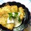 Деруны из молодого картофеля с рубленной курицей