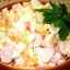 Крабовый салат с апельсинами и кукурузой