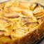 Шарлотка с яблоками корицей и изюмом