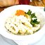 Салат из кальмаров с сыром и грецкими орехами