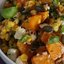 Осенний салат с тыквой сквош, кукурузой и сыром фета