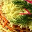 Закусочный торт из курицы с морковью