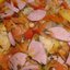 Овощное рагу с сосисками
