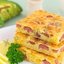 Ленивый пирог с сыром и сосисками