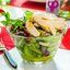 Салат с сельдереем, курицей, орехами и виноградом