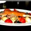 Скумбрия с апельсиновым соусом ромеско