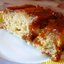 Постный пирог-перевертыш с бананами