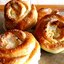 Булочки-розочки с творогом