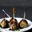 Фрикадельки с луком и имбирным соусом