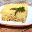 Рыбная запеканка с картофельным пюре