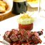Говядина с розмарином и соусом из красной смородины и горчицы