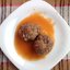 Мясные ежики с томатным соусом
