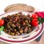 Рагу из белой фасоли со свининой и грибами