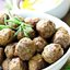 Грибные котлеты с каштанами и моцареллой